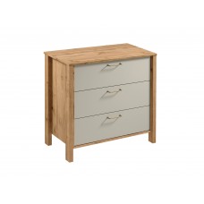 Kumode ar koka kājām INDYGO K3S, beige